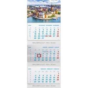 Speditőrnaptár 2026 T075 Spedit 3 Kék T Város Fej Toptimer 2026 kollekció!