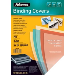 Spirál előlap A4 Fellowes 180 mikron, víztiszta, 25 db