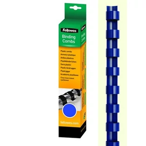 Spirál műanyag Fellowes 12 mm, 56-80 lap, 25 db, kék