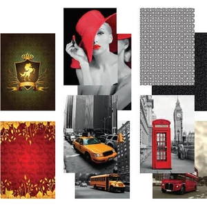 Spirálfüzet A4 3D design 80lapos kockás/vonalas London