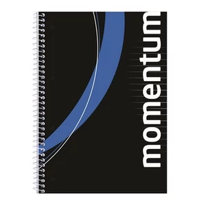 Spirálfüzet A4 Victoria Momentum 90lap fefűzhető lapok vonalas Irodai füzet Victoria 908100CCWG