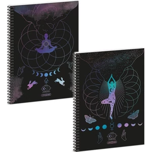 Spirálfüzet A4 vonalas Mystic constellation 25