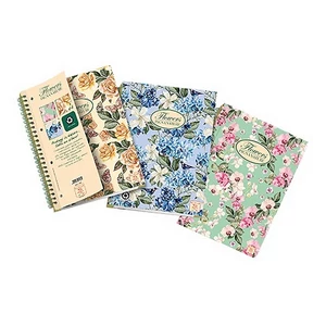 Spirálfüzet A5 Pigna Nature Flowers kockás 60l iskolaszezonos termék