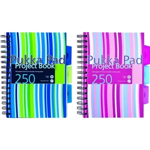 Spirálfüzet A5 Pukka Pad Project Book 250 oldalas vonalas PUPBA4