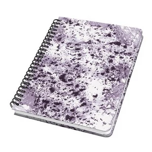 Spirálfüzet Sigel 162x215 mm, pontrácsos, 60 lap keményfedeles, Jolie, Violet Marble