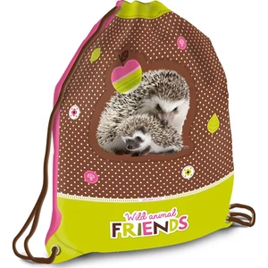 Tornazsák Ars Una sportzsák Erdő állatok Süni/Hedgehog 18' 93566865 Könnyű erős tartós anyagból