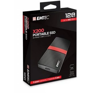 SSD (külső memória) 128GB USB 45718 420/450 MB/s EMTEC X200