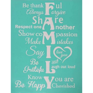 Stencil sablon 215x275mm Family