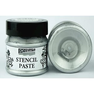 Stencilező paszta metál 50ml Pentart ezüst
