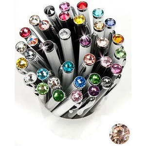 Swarovski toll E. fekete testű Arany Kristály Gravírozható Made With Swarovski Elements