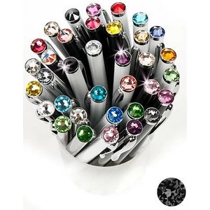 Swarovski toll E. fekete testű Black Diamond Kristály Gravírozható Made With Swarovski Elements