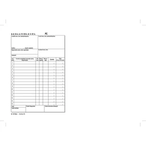 Ny. B.10-72/V/4 Szállítólevél A4 25x4pl.