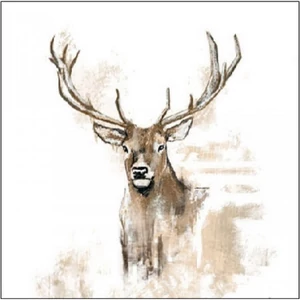 Szalvéta 25x25cm Antlers  20db-os