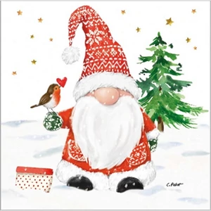 Szalvéta 25x25cm Christmas Buddy 20db-os