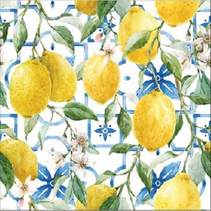 Szalvéta 25x25cm Mediterranean lemons 20db-os
