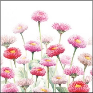 Szalvéta Ambiante Painted Bellis papírszalvéta 25x25cm,15db-os