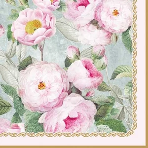 Szalvéta 33x33cm 20db-os,Roses in Bloom 