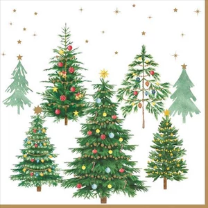 Szalvéta 33x33cm 33x33cm 20db Festive Trees