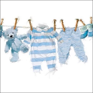 Szalvéta 33x33cm Baby Boy Clothes 20db-os