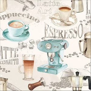 Szalvéta 33x33cm Barista cream 20db-os