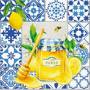 Szalvéta 33x33cm Citrus And Honey 20 db-os 