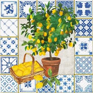 Szalvéta 33x33cm Citrus Tree 20 db-os