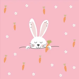 Szalvéta 33x33cm Easter Carrots 20db-os