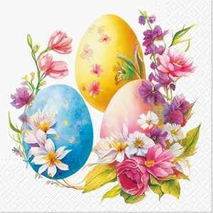 Szalvéta 33x33cm Egg Bouquet 20 db-os