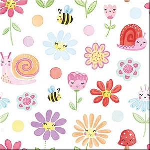 Szalvéta 33x33cm Fantasy Garden 20db-os
