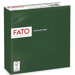 Szalvéta 33x33cm FATO 1/4 hajtogatott zöld KHH656