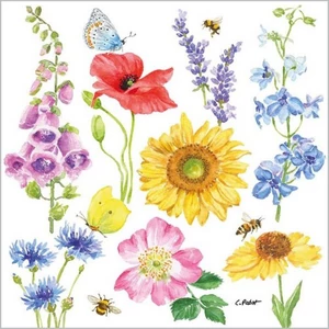Szalvéta 33x33cm Flowers