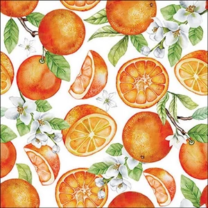 Szalvéta 33x33cm Juicy oranges 20db-os