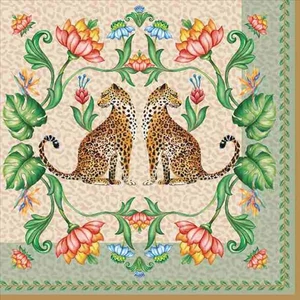 Szalvéta 33x33cm Jungle Vibes,20db-os