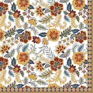 Szalvéta 33x33cm Paisley Abundance,20db-os