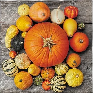 Szalvéta 33x33cm Pumpkin Composition 20 db-os