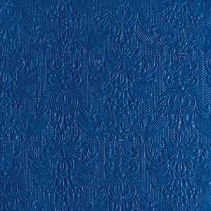 Szalvéta 40x40cm Elegance navy dombornyomott 15db-os