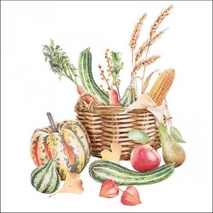 Szalvéta Ambiante Autumn still life papír papírszalvéta 33x33cm,20db-os