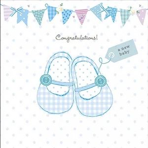 Szalvéta Ambiante Baby shoes blue papírszalvéta 33x33cm,20db-os