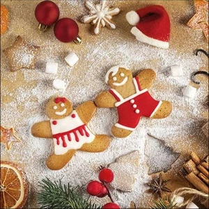 Szalvéta Ambiante Baking Cookies papír papírszalvéta 33x33cm,20db-os