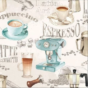 Szalvéta Ambiante Barista cream papírszalvéta 25x25cm,20db-os