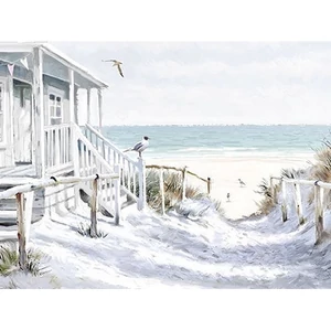 Szalvéta Ambiante Beach Cabin papír papírszalvéta 33x33cm,20db-os