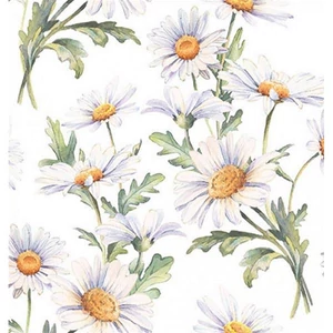 Szalvéta Ambiante Beautiful daisies white papírszalvéta 33x33cm,20db-os