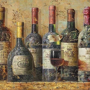 Szalvéta Ambiante Best Wines papírszalvéta 33x33cm,20db-os
