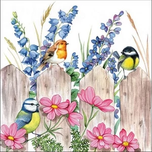 Szalvéta Ambiante Birds on Fence papír papírszalvéta 33x33cm,20db-os