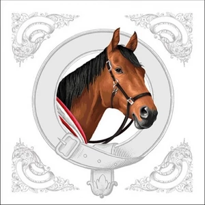 Szalvéta Ambiante Classic Horse papírszalvéta 33x33cm,20db-os