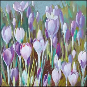 Szalvéta Ambiante Crocus papírszalvéta 25x25cm,15db-os