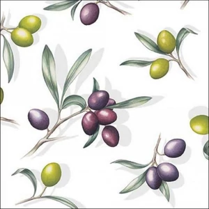 Szalvéta Ambiante Delicious olives papír papírszalvéta 33x33cm,20db-os