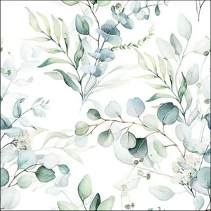 Szalvéta Ambiante Eucalyptus All Over papír papírszalvéta 33x33cm,20db-os