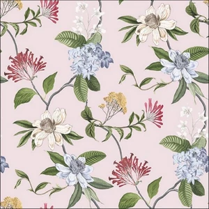 Szalvéta Ambiante Floral mix lilac papír papírszalvéta 33x33cm,20db-os