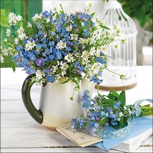 Szalvéta Ambiante Forget Me Not papír papírszalvéta 33x33cm,20db-os
